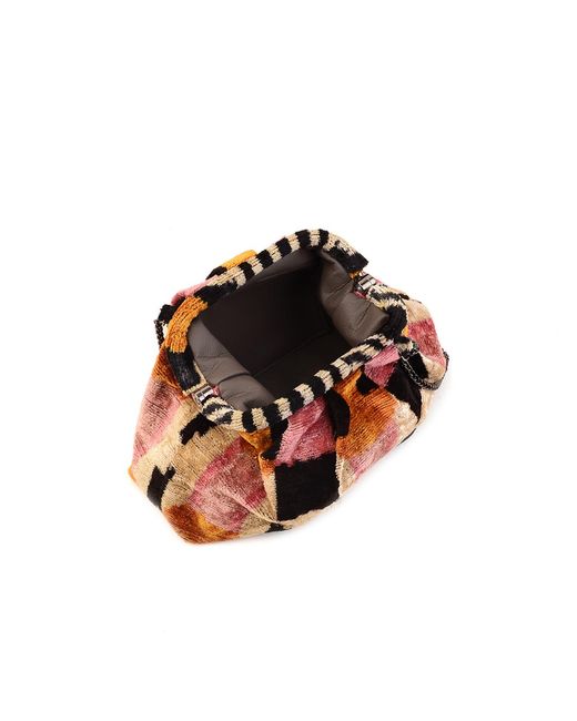 SJW BAGS LONDON Multicolor Victoria Ikat Mini Pouch Bag