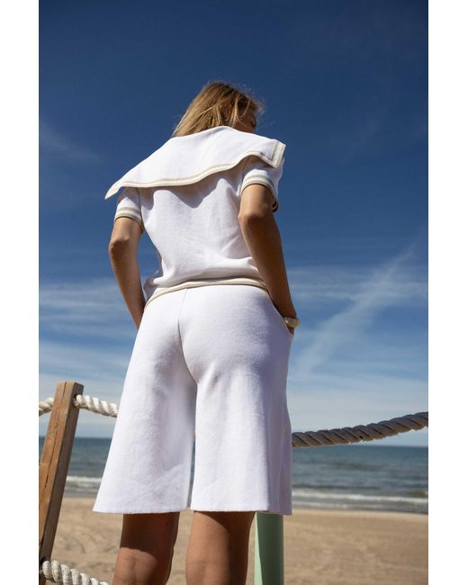 SALANIDA White Vento Bermuda Shorts