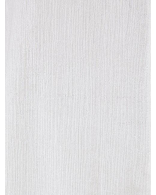 Change of Scenery White Neutrals Gari Short Beach Dress Fresh