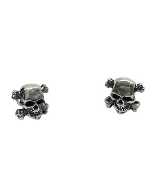 Tg-Jewellery by Tamara Gervasio Multicolor Skull Stud Sterling Earrings