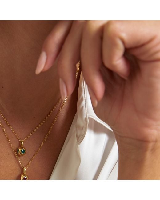 Myrto Katramadou Jewellery Metallic Melina Pendant-Plated Royal