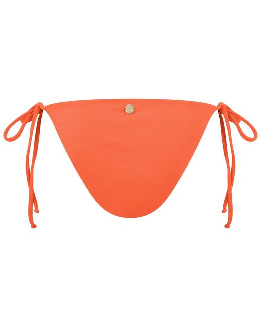 Blake Swimwear Orange String Bikini Bottom