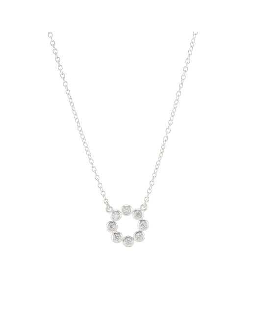 Auree Jewellery Metallic Ortigia Mini Moissanite & Sterling Necklace
