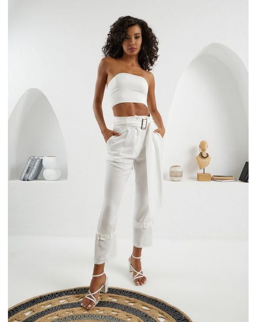 Lumina Eligma White Matador Pants
