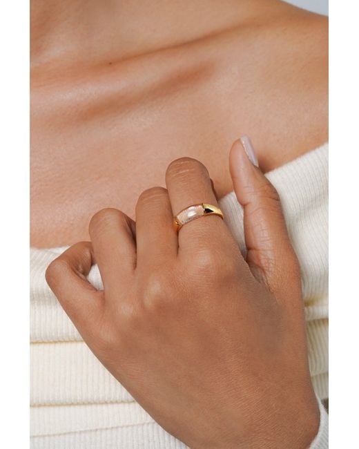 Zynnia Collective Metallic Split Ring