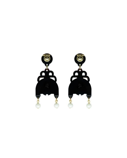Gissa Bicalho Multicolor Acrylic Handmade Earring Ixchel