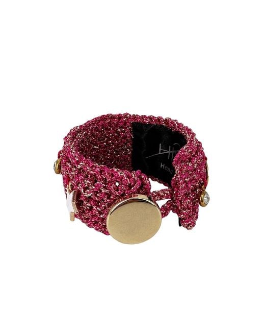 Hilo De Mar Red Fuchsia & Bracelet