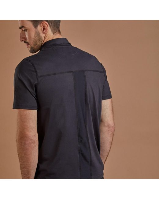 NUMBAT Blue Sports Polo Shirt for men