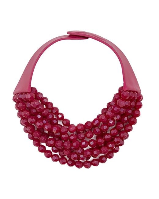 Fairchild Baldwin Red Bella Fuchsia Necklace