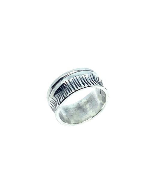 Tg-Jewellery by Tamara Gervasio Blue Barrel Ring – Unique Handcrafted Sterling Statement Ring