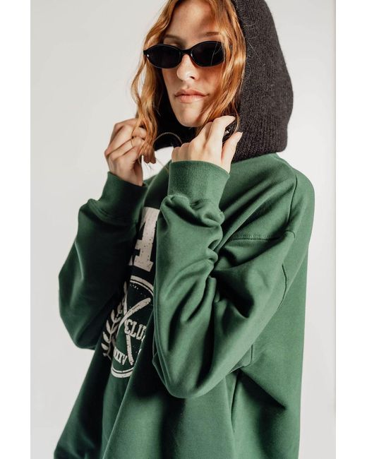 Rave on Trend Green Oversized Rave
