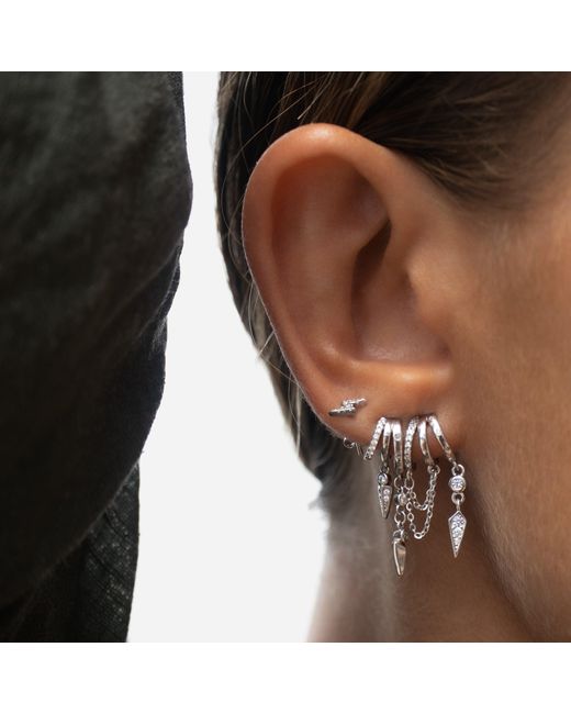 Aaria London Metallic Palma Charm Earring