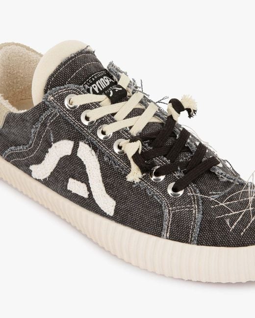 Springa | Unique Vulcanized Sneakers Italian Handmade Brown Wavy Olona Sneakers for men