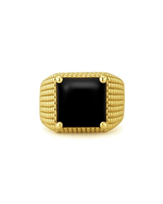 Unaloe Metallic Ring for men