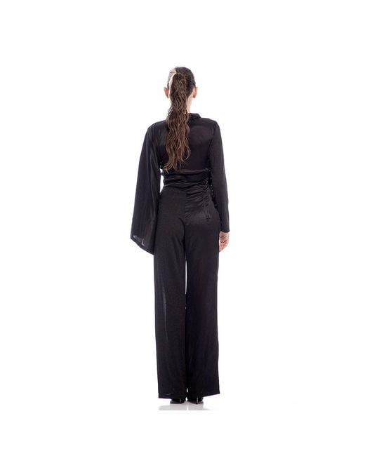 Maison Bogomil Black Jumpsuit With Long Sleeves