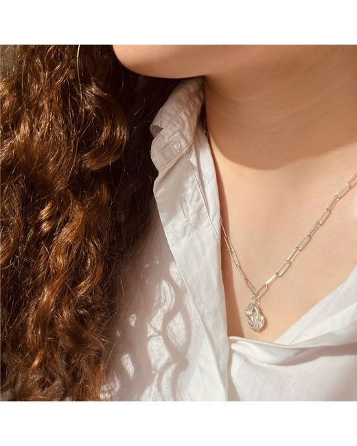 Bio-Trimmings Metallic Carrara Necklace