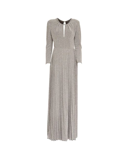 SOHUMAN Gray Siluen Sustainable Maxi Dress