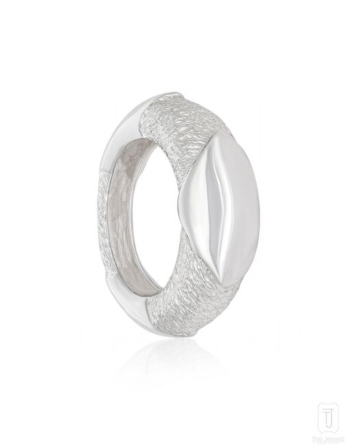 The Jewelz White Chroma Donut Ring