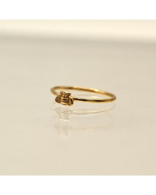 VicStoneNYC Fine Jewelry Metallic Happy Bee Ring