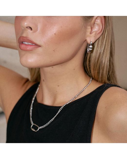 Bermuda Watch Company Metallic Maivelle Lexi Carabiner Chain Necklace