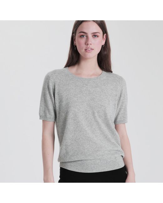 tirillm Gray Alina Cashmere T-Shirt
