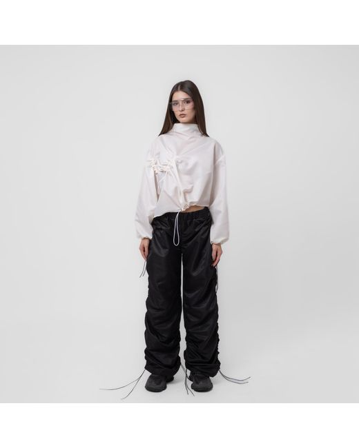 Enxhaline White Chenoa Parachute Off- Shirt