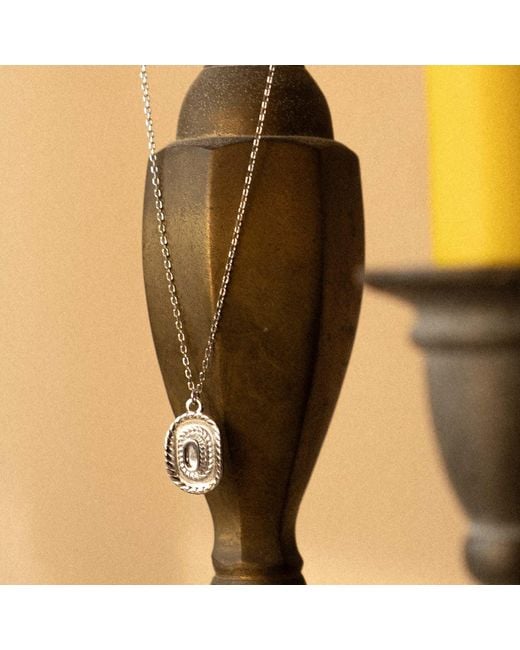 Shaded the Label Metallic Rodeo Cowboy Hat Pendant Necklace