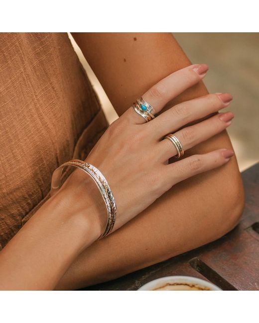 Charlotte's Web Jewellery White Aura Magic Spinning Ring