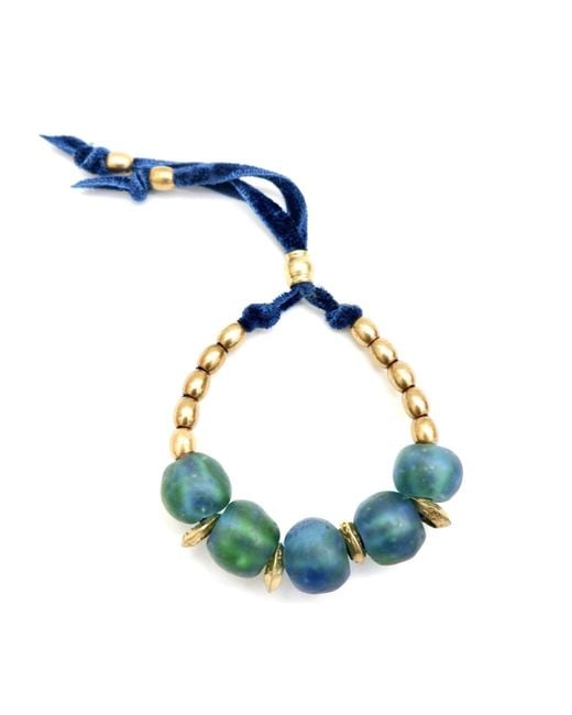 Persia Dona Jewelry Blue Five Aqua Pebbles Bracelet