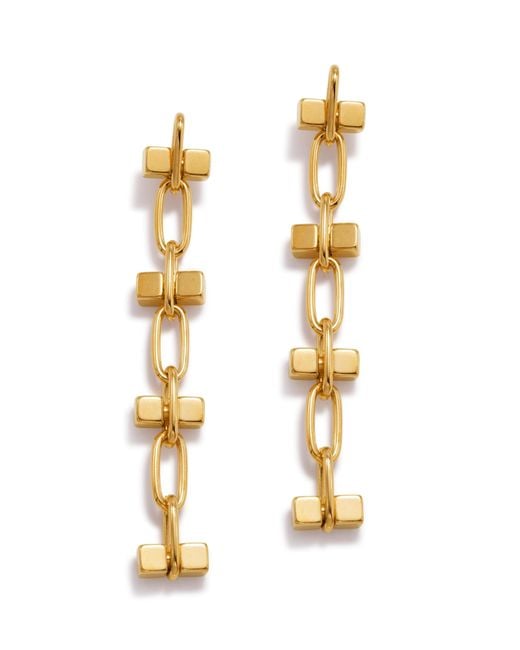 Jaredjamin Metallic Blockbuster Four Block Earrings