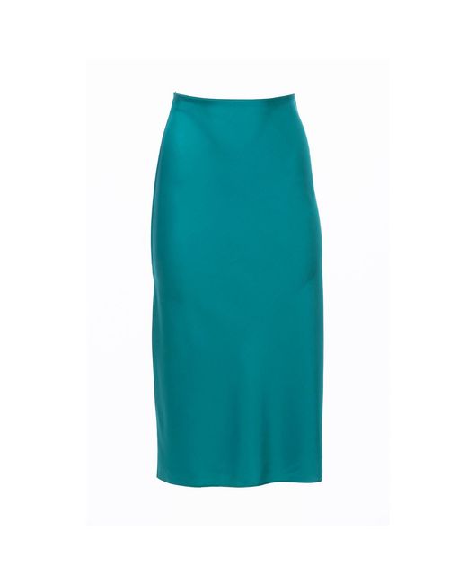 Carloslines Blue Bias Skirt