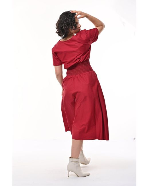 Frock Tales Red Orchis Dress