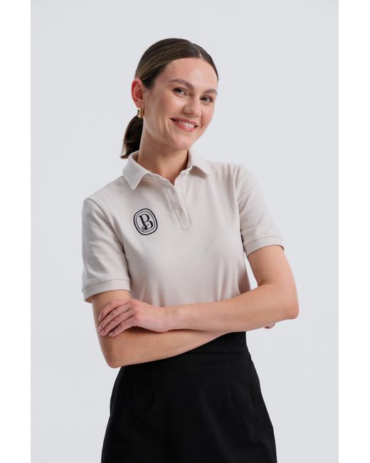 Baltér White Wimbledon Whisper Polo