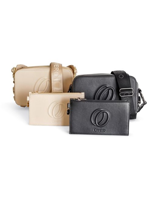 Offero Collection Natural Neutrals Cream Theft-Deterrent Crossbody