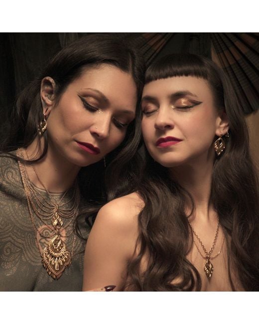 IN CAUDA VENENUM Metallic Sirius Earrings