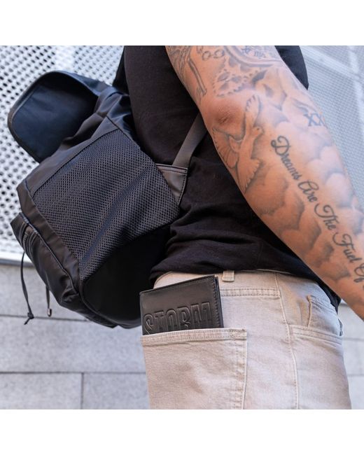 Storm Black Zephyr Rucksack for men