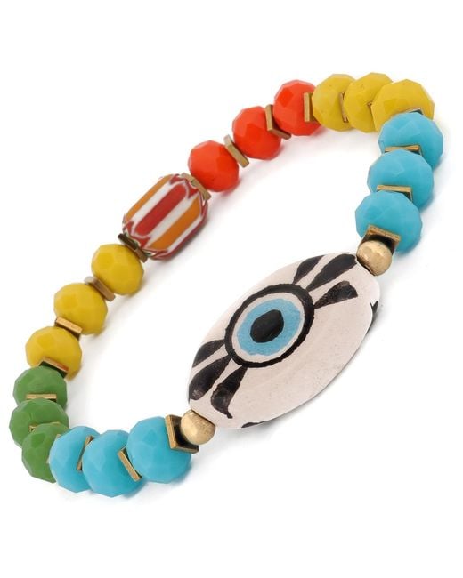 Ebru Jewelry Blue Sun Kissed Evil Eye Joyful Guardian Bracelet