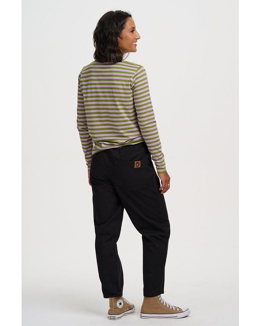 Sugarhill Black Rowan Cotton Trousers