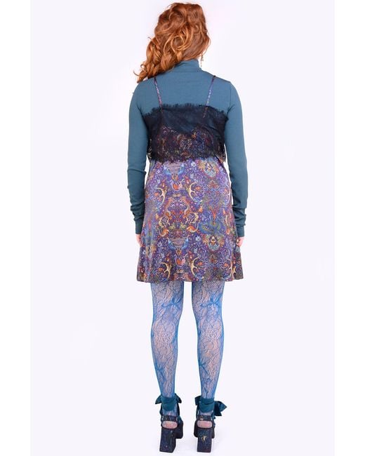 Natalia Petruch Blue Daphne Turtle Neck Sweater
