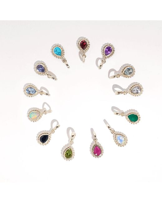 Charlotte's Web Jewellery Metallic August Birthstone Sterling Necklace