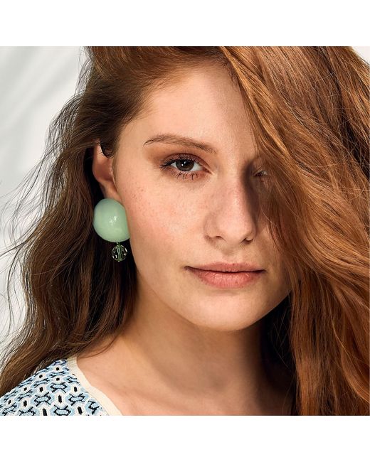Saule Label Green Luna Earrings