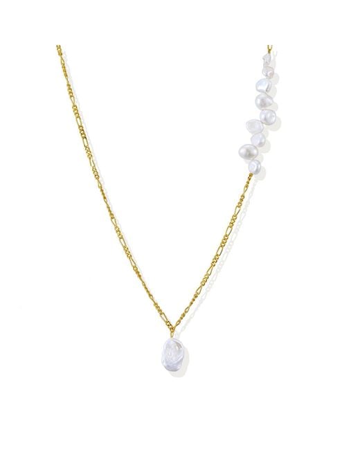 Lait & Lune Metallic Nassa Pearl Necklace