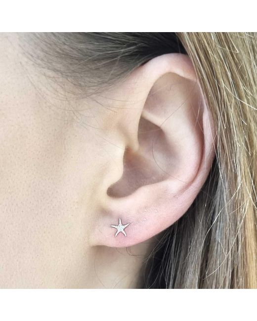 Lee Renee Metallic Starfish Earrings