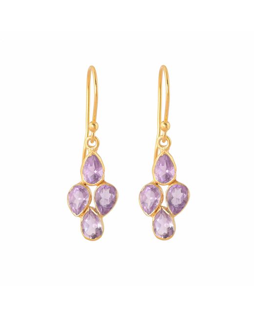 Opium Jewels Pink Soul Star Earrings
