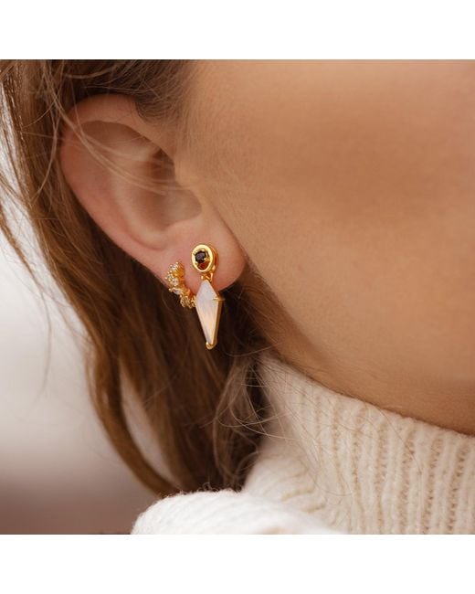Ptera Jewelry Metallic Luna Earrings