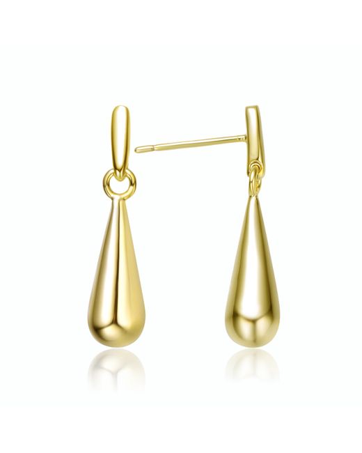 Genevive Jewelry Metallic Rachel Glauber Plated Drop Earrings