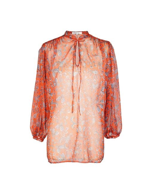 Jennafer Grace Pink Clara Bishop Sleeve Blouse