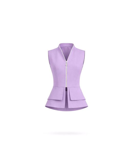Lumina Eligma Purple Construct Vest Suit & Pants Ensemble