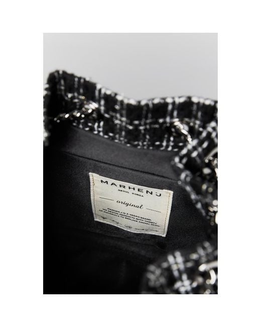 MARHEN.J Black Cannes Tweed