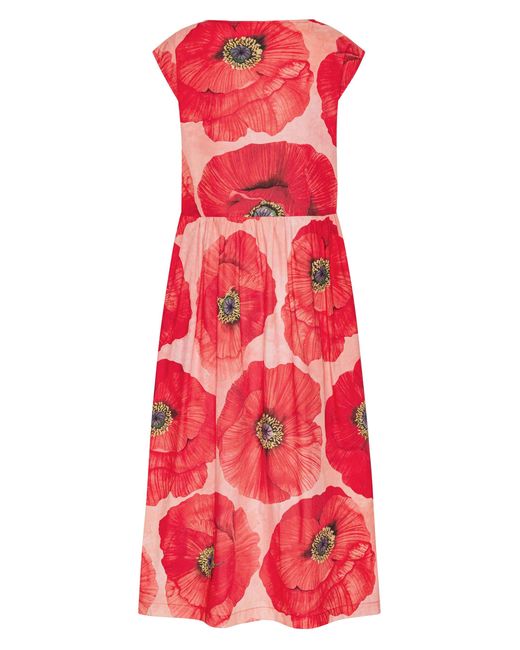 GROBUND Red Mathilde Dress